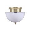 Aspen Creative 28008-15-2, Clip-on Dome Shade for A-Type Bulb Indoor