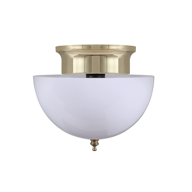 Aspen Creative 28008-15-2, Clip-on Dome Shade for A-Type Bulb Indoor