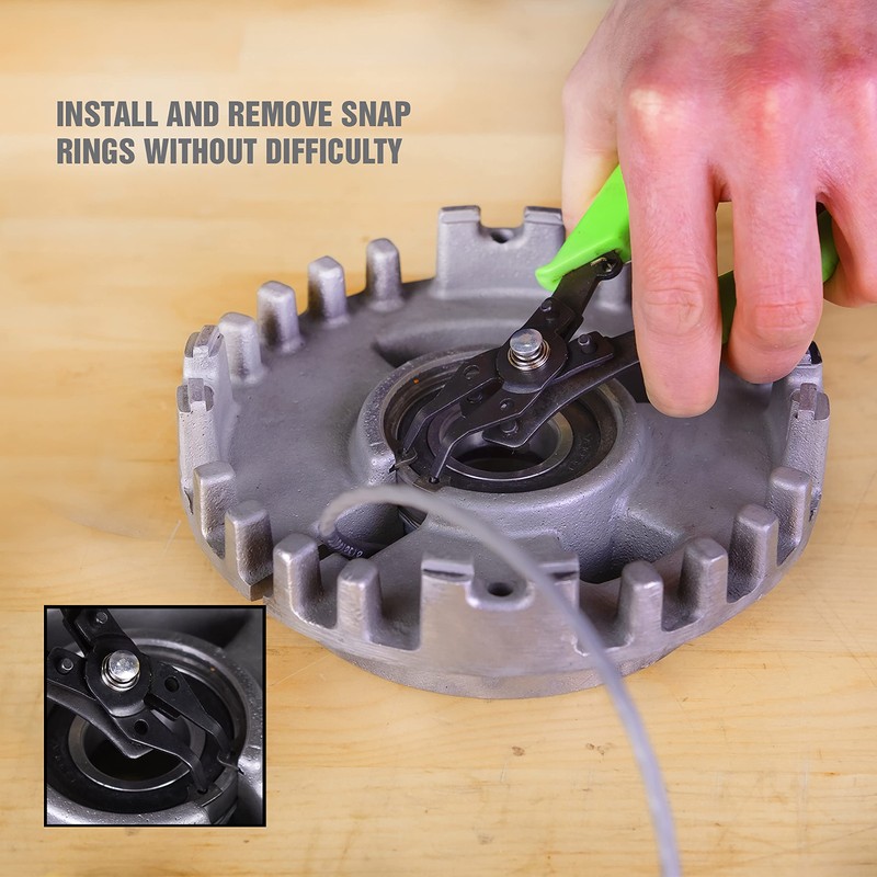 OEMTOOLS 25012 4 in 1 Combination Snap Ring Pliers Set,