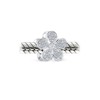 Sparkling Clear CZ Pave OF Flower Shape Daisy Charm Bead