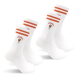 Cezlstesy Aperol Socken Aperol Geschenk, Lustige Tennissocken mit Motiv, Aperol Spritz Socken 36-42 Baumwolle für Damen Herren, Sportsocken, Geschenk für Aperol-Liebhaber (Holy)