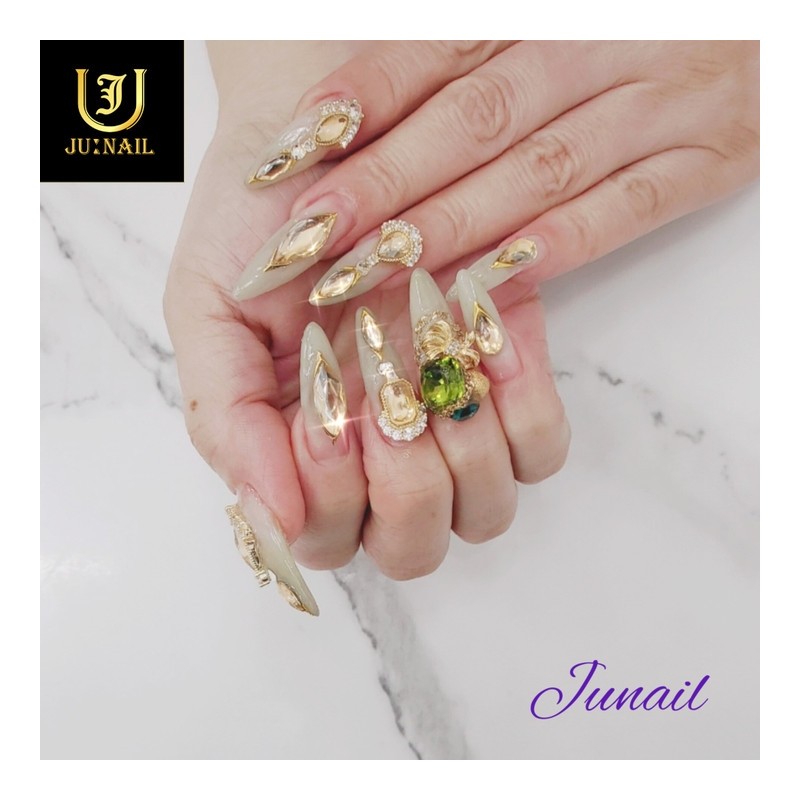European princess handmade nail tips ✨ - Long stiletto /