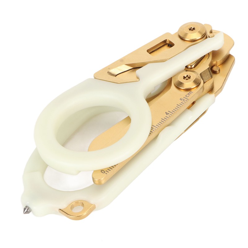 Emergency Response Shears with Glass Breaker Stainless Steel Plastic Luminous