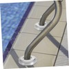 WHAMVOX 4pcs Stainless Steel Pool Ladder Cover Plate Durable Easy