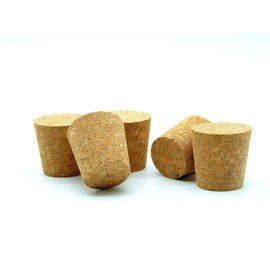 AlcoFermBrew Cork Bung 46/36mm x 5 | Tapered Cork Bung | Cork Plug | Cork Stopper
