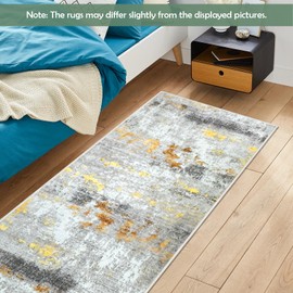 AYOHA Washable Runner Rugs for Hallway Entryway, 2' x 6' Non Slip Carpet Runner with Rubber Backing, Area Rug for Kitchen Bathroom Bedroom Laundry Room Aisles Balcony, Available for Custom Sizes