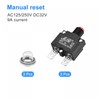 sourcing map Overload Protection 9A AC125/250V DC32V Push Button Switch