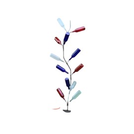 Hopfrog Market Wine Bottle Tree - Curved Southern Classic -Holds 13 Bottles- 6 FEET-
