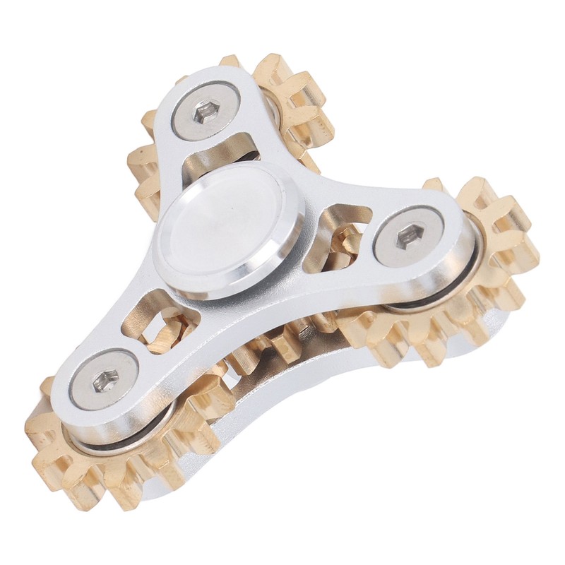 4 Gears Fidget Bearing Toy Stress Reducer Anxiety Game Brass