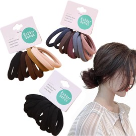 BetterJonny 30 Hair Rubber Adult, Stylish, Non-marking Hair Elastic High Elasticity, Hair Clip, Elastic Hair Band, Stylish Women's Accessory, Stylish, Hair Access, Non-Cut Rubber, Simple, Korean