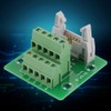 PLC Breakout Board, IDC10P 10Pin Male Header Breakout Board Terminal