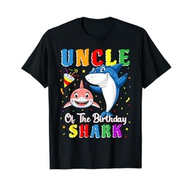 Uncle Of The Shark Birthday Family Matching Birthday Niece T-Shirt
