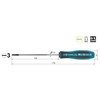 Vessel Megadora Thin Shaft Screwdriver -3x100 910