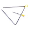 8 Inch Musical Steel Triangle Percussion Instrument With Striker