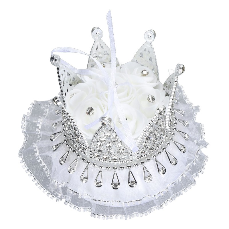 Crown Ring Box Luxurious Romantic Engagement Ring Box Portable Compact