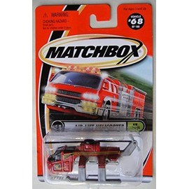 MATCHBOX AIR TRAVEL RED/BLACK AIR-LIFT HELICOPTER #68