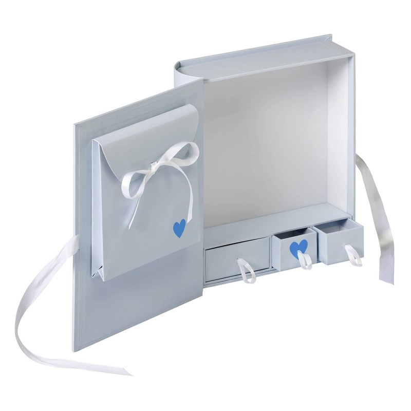 walther Design Storage Boxes Blue 32 x 32 cm with