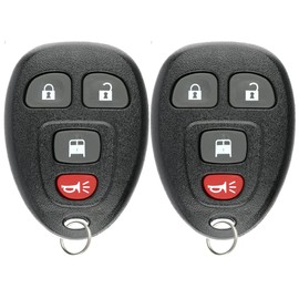 KeylessOption Keyless Entry Remote Car Key Fob Replacement for Chevy Express Savana (Pack of 2)