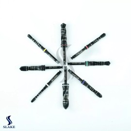 Slake 8pcs Dental Implant Surgery Drills Black Titanium Coated Hardened longer life CE