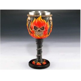 Flame Skull Goblet New