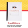 School Smart Stitched Cover Composition Book, No Margin, 8-1/2 x
