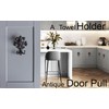 Stelalloy Decorative Wall Hook - Cast Iron Hooks - Black