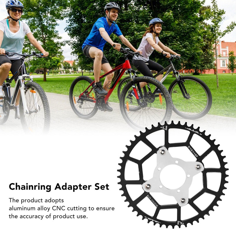 52T 104BCD Sprocket Spider Adapter Aluminium Alloy High Hardness Drive