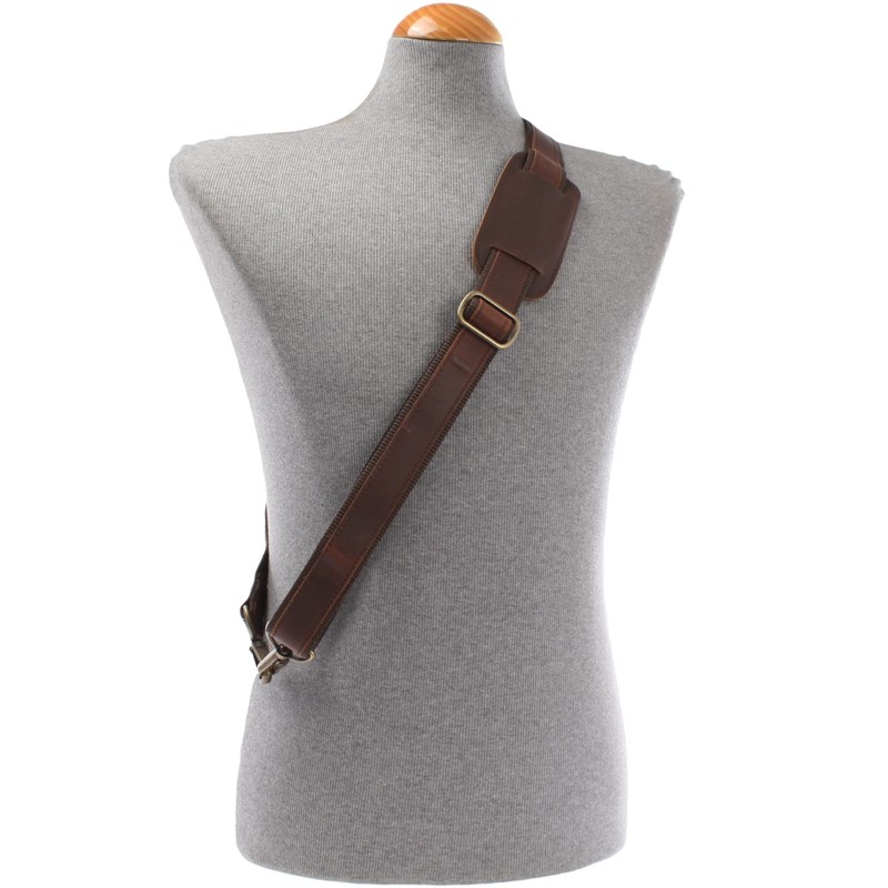 LECONI LEC-R1 Leather Nylon Shoulder Strap Wide Shoulder Strap for