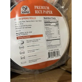 52USA Box of 14 - 52USA Rice Paper, 3 Pack, Rice Paper Wrappers (102 Sheets Per Pack)