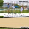Cisvio 5' x 70' Sand Privacy Fence Screen 90% Slockage