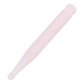 FOMIYES Rose Quartz Acupressure Massage Pen Gua Scraping Massage Tools Jade Beauty Tool For Face Neck -