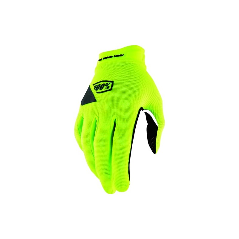 100% RIDECAMP Gel Yellow XL Glove, Unisex Adults, Multicoloured, One