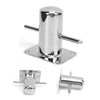 316 Stainless Steel Single Mooring Bitt Heavy Duty Cross Bollard