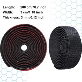 GAJPBLK 4 Rolls Bike Handlebar Tapes EVA Bicycle Bar Tape with 4 Bar Plugs and 4 Finishing Tapes Cycling Handle Wraps for Touring Cycling and Road Racing (Dot Pattern)