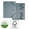 VON Leitz Pack of 5 A4 Corner Folder with Elastic