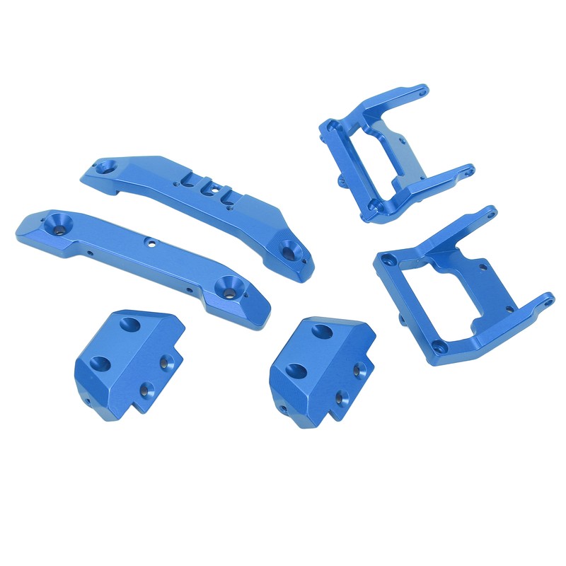 RC 1/18 Bumper Replacement Aluminum Alloy RC Front Rear Bumpers