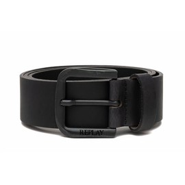 Replay Men's Leather Belt, Black 098