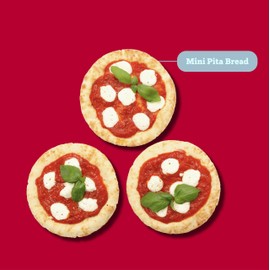 Joseph's Low Carb MINI Pita Bread 6-Pack, Flax, Oat Bran and Whole Wheat, 5g Carbs Per Serving, Fresh Baked (8 Per Pack, 48 MINI Pita Breads Total)