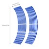 Motorcycle Wheel Rim Stripe Decal, 16pcs Bike Motorcycle 16-18inch Reflective