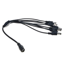 K-MAINS 8-Plug Splitter 8-Way Cord Replacement for Boss PCS-20A Parallel Power Distribution Cable with 8 Connectors Fit Effects Pedals TU2, NS2