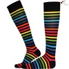 Mysocks Unisex Knee Stockings Long Socks Striped, Made of Extra