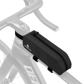 OFFBONDAGE Waterproof Bike Top Tube Bag - TPU Bolt-On & Strap Mount Frame Pack, Lightweight Aerodynamic Cycling Storage for Mountain/Road/Gravel