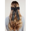 2PCS Hair Bows for Women Girls, Black Bow for Hair