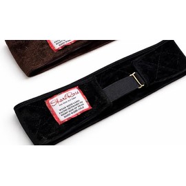 Diadema Antideslizante Ajustable para Peluca, Bufandas y Cubiertas de Cabeza (Terciopelo Negro, 1 Unidad)