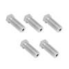 5Pcs 3D Printer Nozzles Set Stainless Steel 1.75mm 0.4mm Brass