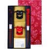 Kawaii 27920 Chopsticks, Chrysanthemum Komon, Lion Mai, Chopsticks Rest, Assortment,