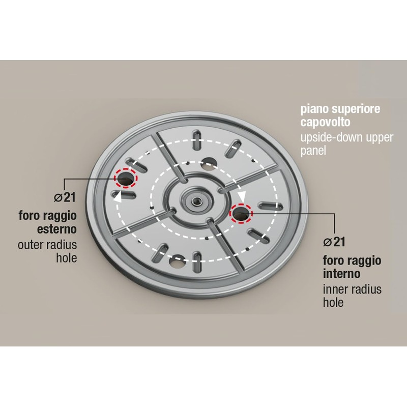 360° Rotating Ball Bearing Swivel Plate Black 1035 of Omge