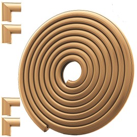 Baby Edge Corner Guards Protector Set Foam Cushion, Large 2.3M/7.5ft Edges Protector + 4 Corner Guards for Kids, Safety Furniture Bumper and Table Edge Corner Protectors, Pre-Taped for Direct Use