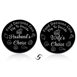 Funny Birthday Gifts for Husband from Wife, Anniversary Wedding Gifts for Couples, Date Night Ideas for Couple, Engagement Gifts for Couples, Decision Coin Maker for Men Women