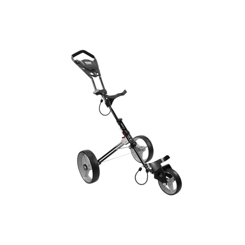 IZZO Golf Rover II Golf Push Cart, Gray, 3-Wheel